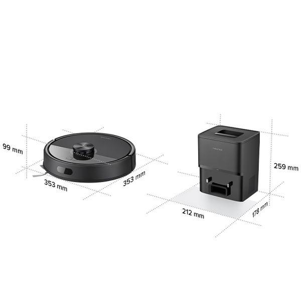 roborock q7 pro max+ robot aspirateur laveur avec station de vidage automatique