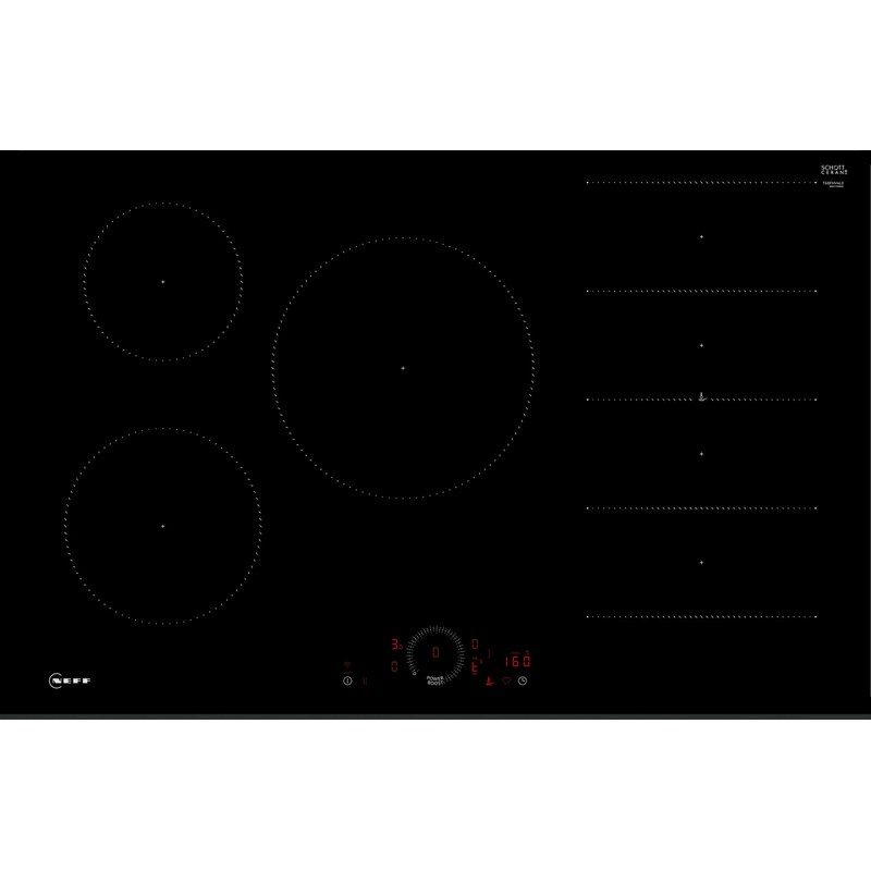 neff n 70 t68fhv4l0 plaque induction flex 80 cm 5 foyers twist touch home connect