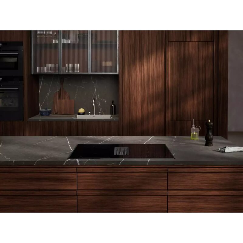 electrolux kcc73443 plaque induction aspirante 68 cm avec hotte intégrée