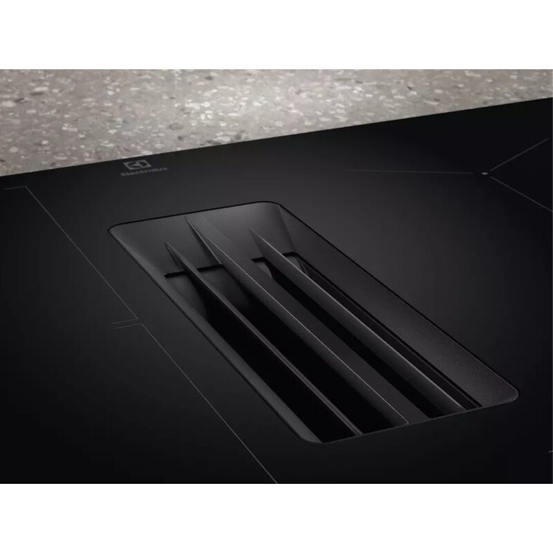 electrolux kcc73443 plaque induction aspirante 68 cm avec hotte intégrée