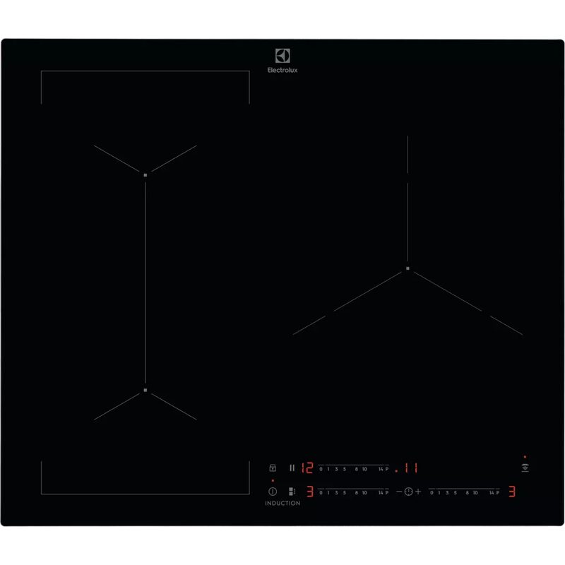 electrolux miv63346ck plaque de cuisson induction 60 cm avec zone flexible bridge