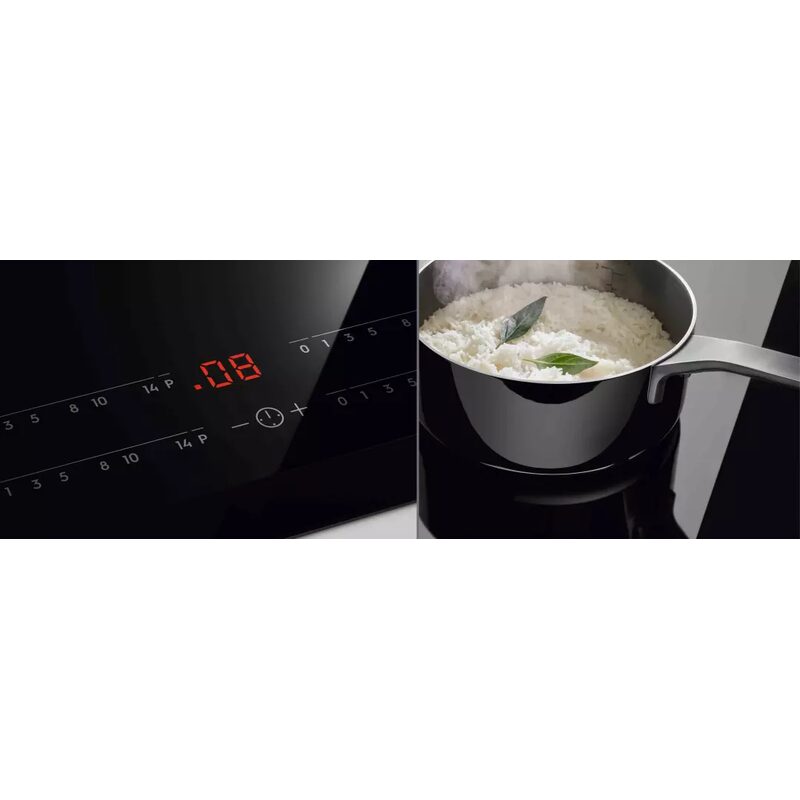 electrolux miv63346ck plaque de cuisson induction 60 cm avec zone flexible bridge