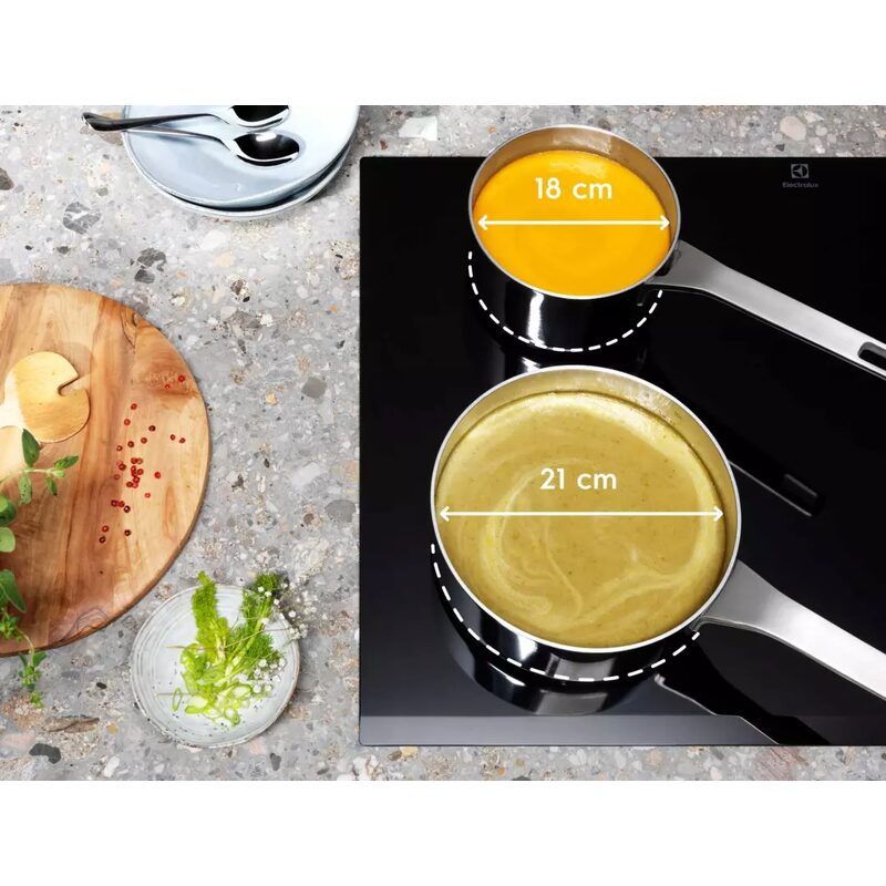electrolux miv63346ck plaque de cuisson induction 60 cm avec zone flexible bridge