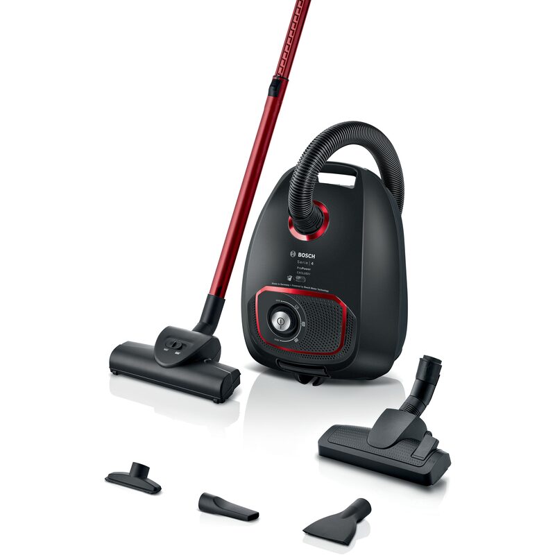 bosch exclusiv bgd41mpow aspirateur avec sac propower turbobrosse