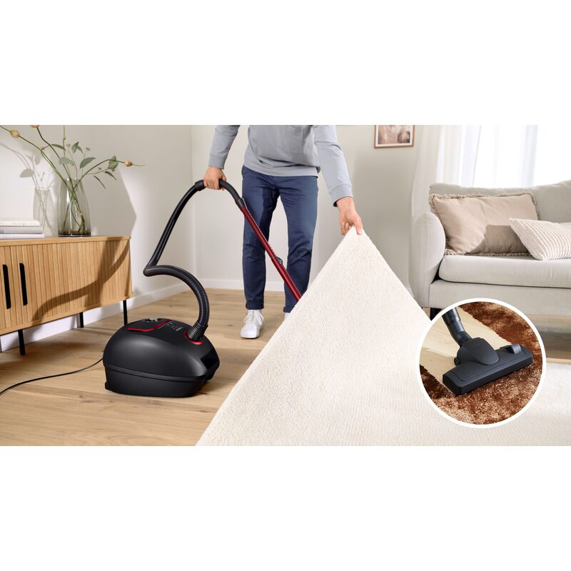 bosch exclusiv bgd41mpow aspirateur avec sac propower turbobrosse