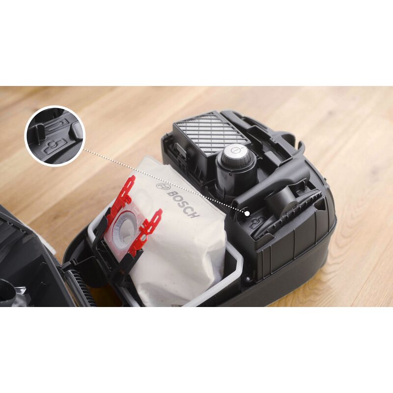 bosch exclusiv bgd41mpow aspirateur avec sac propower turbobrosse