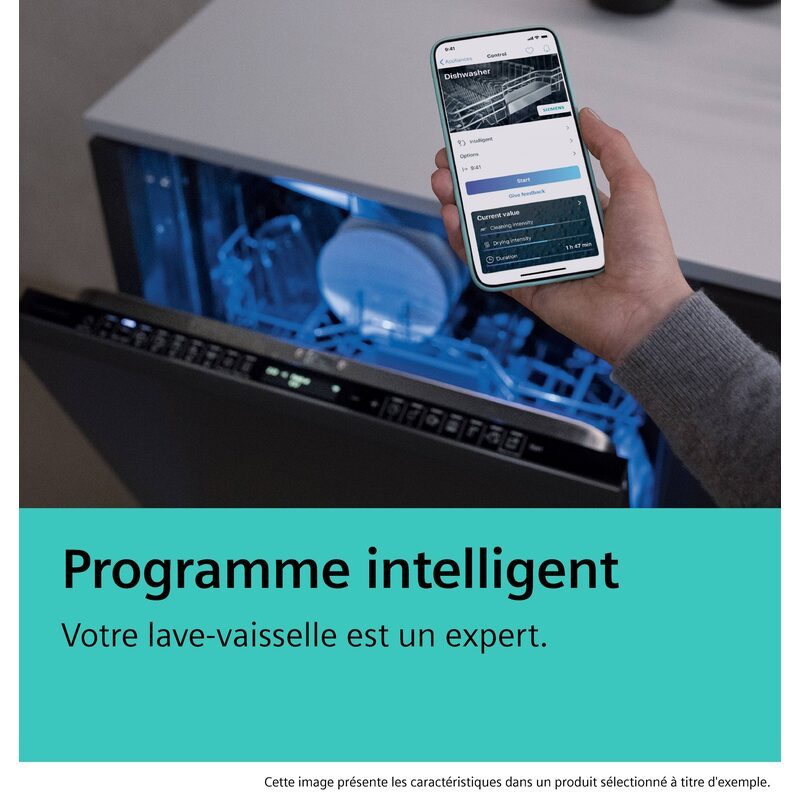 siemens extraklasse sn67yxm0ce lave vaisselle tout intégrable 60 cm avec séchage zeolith®