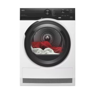 aeg te7g9cbs sèche linge pompe à chaleur 9 kg avec technologie sensidry®