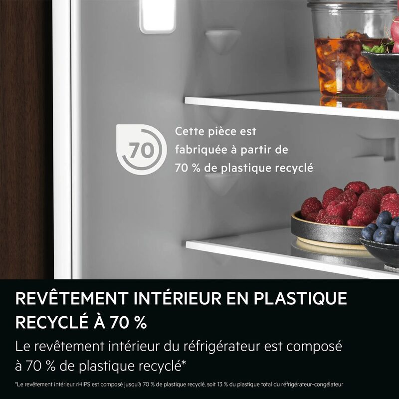 aeg 8000 tc8ms18fds réfrigérateur congélateur encastrable 178 cm greenzone+ no frost classe d