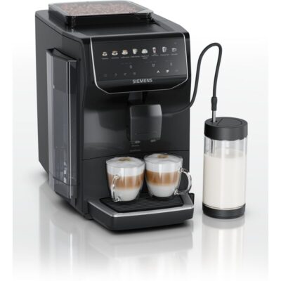 siemens tp555ef5 machine à café tout automatique eq500 iaroma noir lustré iaroma system & quickcup