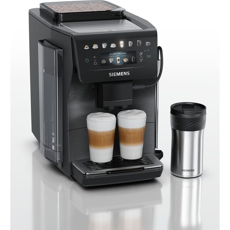 siemens tp607ef5 machine à café tout automatique iaroma inox foncé 41 boissons