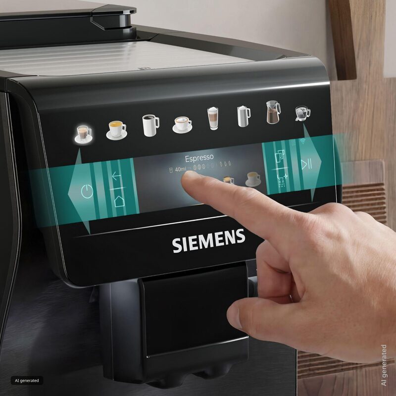 siemens tp607ef5 machine à café tout automatique iaroma inox foncé 41 boissons