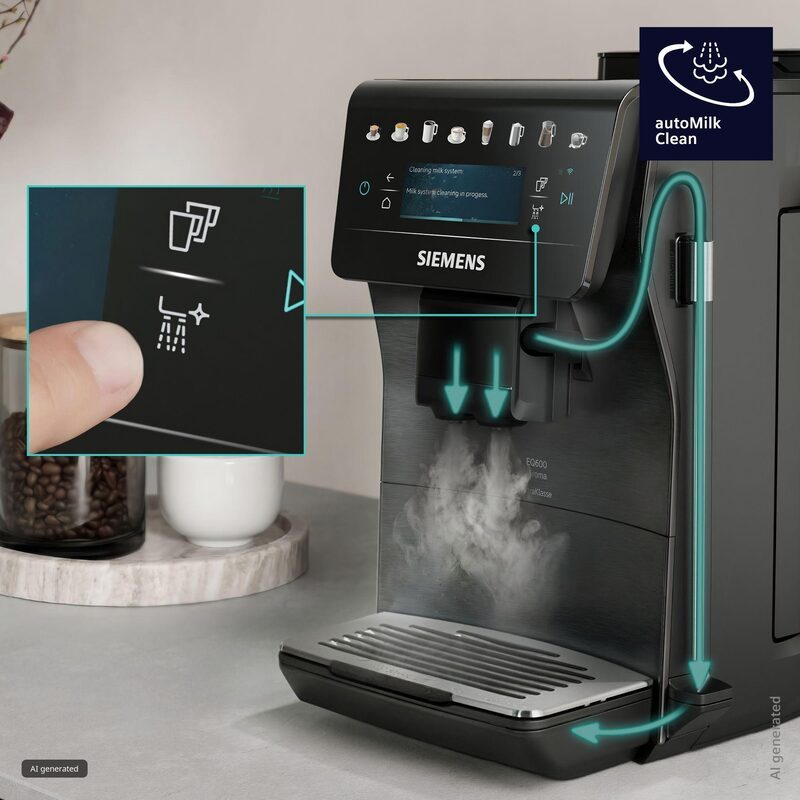siemens tp607ef5 machine à café tout automatique iaroma inox foncé 41 boissons