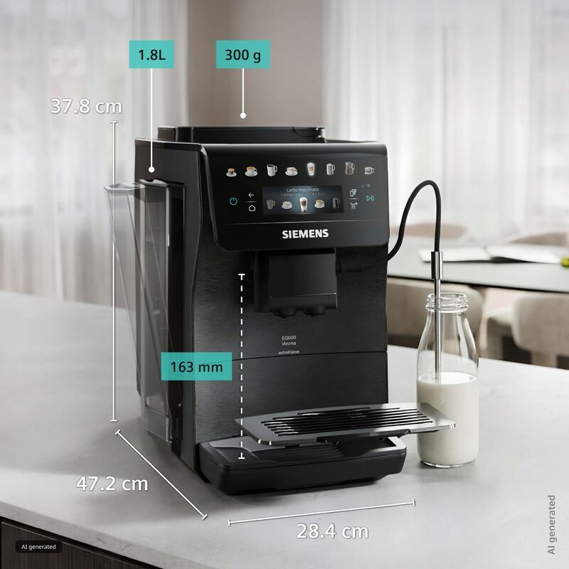 siemens tp607ef5 machine à café tout automatique iaroma inox foncé 41 boissons