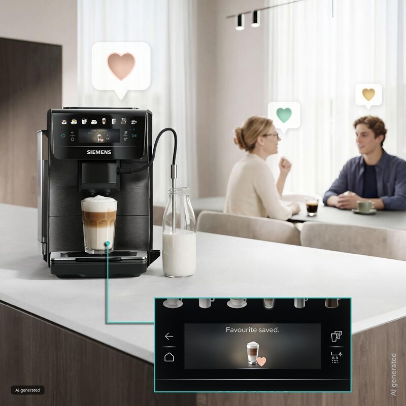 siemens tp607ef5 machine à café tout automatique iaroma inox foncé 41 boissons