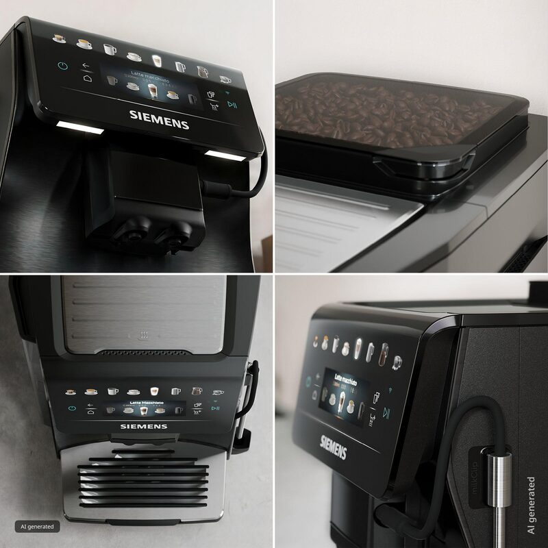 siemens tp607ef5 machine à café tout automatique iaroma inox foncé 41 boissons