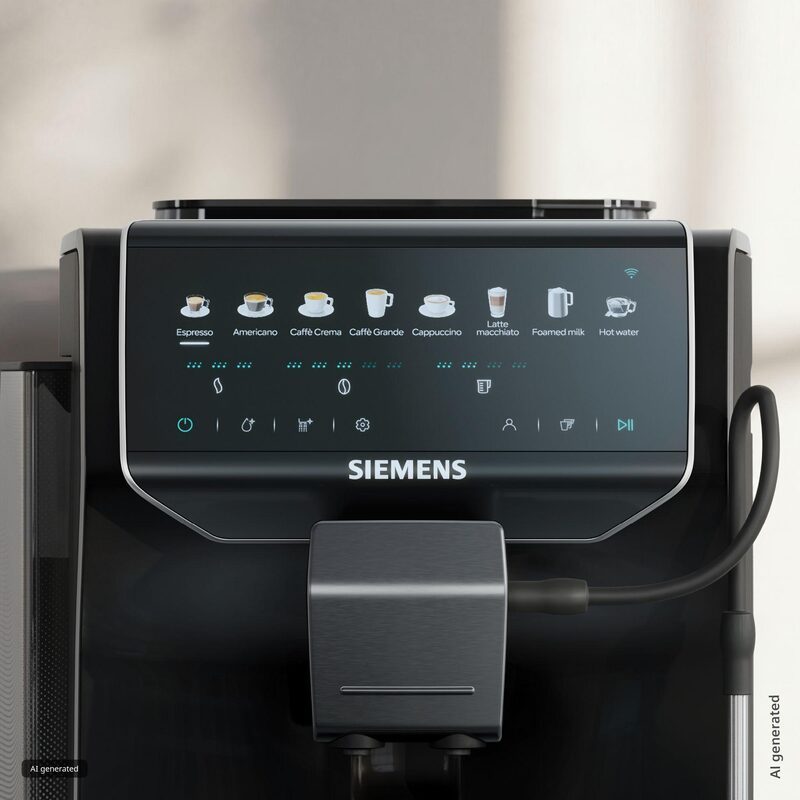 siemens tp555ef5 machine à café tout automatique eq500 iaroma noir lustré iaroma system & quickcup