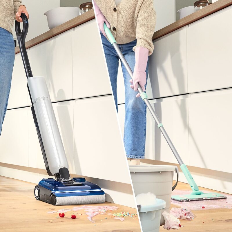 bosch exclusiv bhf41we aspirateur laveur oneflow avec auto nettoyage