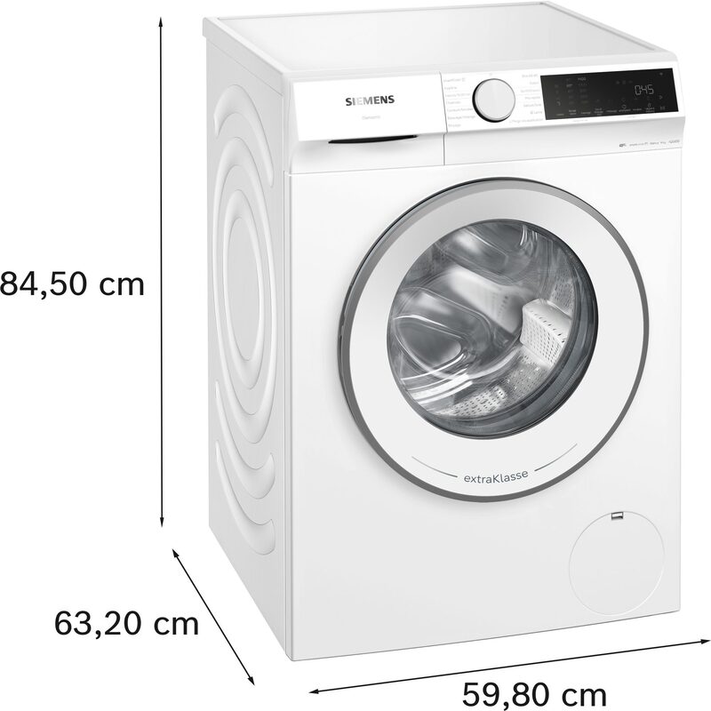 siemens extraklasse wg44j207fr iq500 machine à laver hublot 9 kg 1400 tr/min