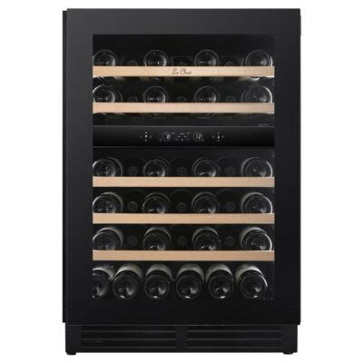 le chai lt2bu41h88n60 cave à vin tempérée sous plan de travail avec éclairage side light