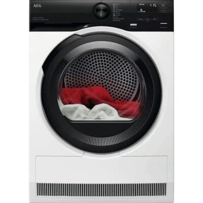 aeg te7g8cbo sèche linge pompe à chaleur 8 kg technologie sensidry®