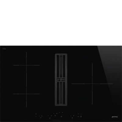 smeg hobd283d3 table de cuisson induction 80 cm avec hotte intégrée