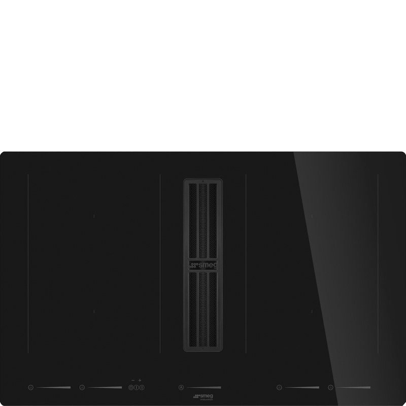 smeg hobd682d2 plaque induction aspirante 83 cm multizone 4 foyers auto vent classe a+