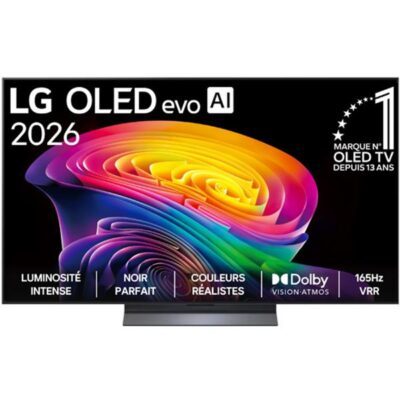 lg oled evo c6 55" oled55c64la tv 4k α11 ai gen3 165 hz dolby vision