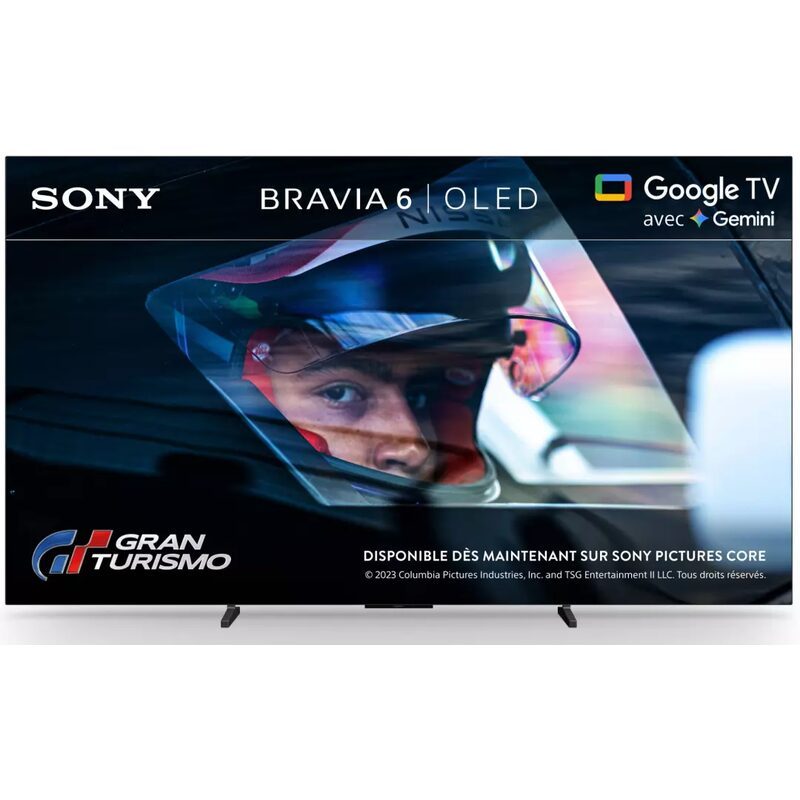 sony k83a65pb oled 4k google tv 83" noir oled absolu et dolby atmos