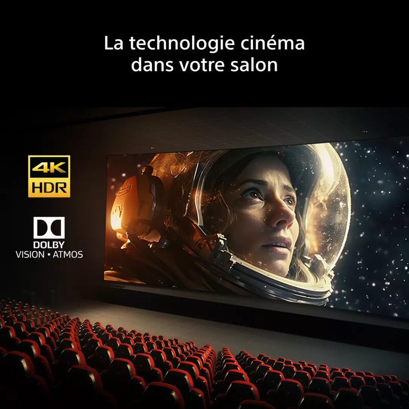 sony k83a65pb oled 4k google tv 83" noir oled absolu et dolby atmos
