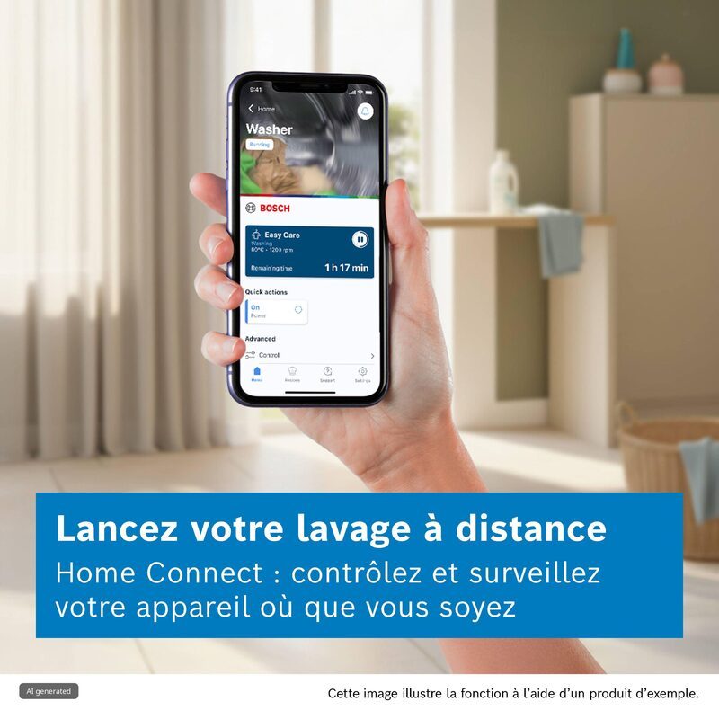 bosch exclusiv wgn244amfr machine à laver hublot 9 kg 1400 tr/min