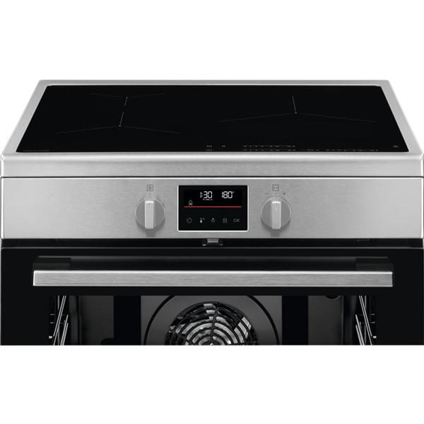 cuisinière induction electrolux lki64890cx surroundcook – 60 cm – four pyrolyse 73 l – 3 foyers – inox