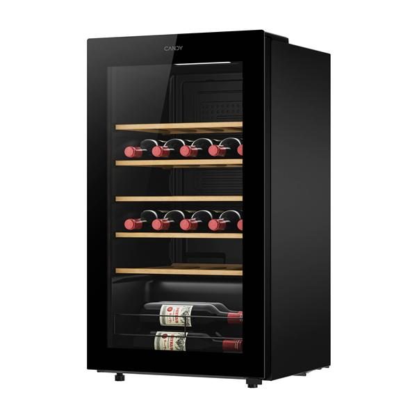 candy cwc034 cave à vin de service 34 bouteilles avec porte anti uv
