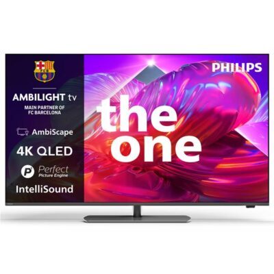 philips the one 55pqs9001/12 – tv qled 4k ambilight 55 pouces 144 hz dolby vision 2 titan os