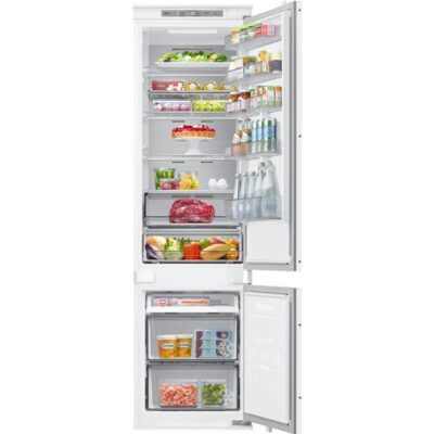 réfrigérateur combiné intégrable samsung brb80f30ads0 – 298 l – no frost – twin cooling plus – 193,5 cm – classe d