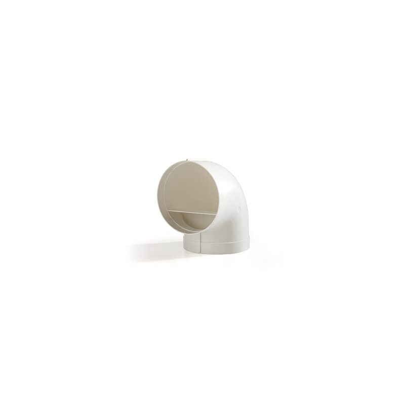 coude rond d'évacuation novy 906416 à 90° Ø 150 mm pour hotte aspirante