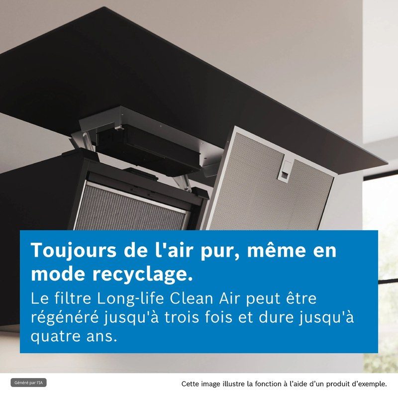 hotte murale inclinée bosch dwk95df61 série 4 90 cm verre noir directselect