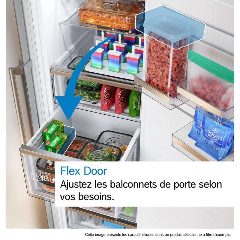 bosch gsn51ewcm congélateur armoire pose libre 395l total no frost