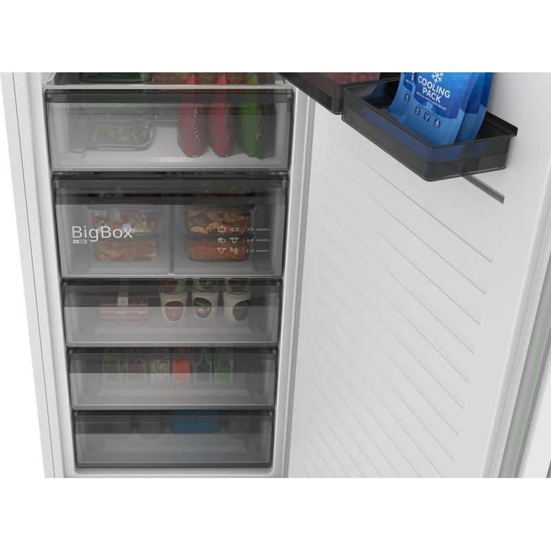 bosch gsn51ewcm congélateur armoire pose libre 395l total no frost