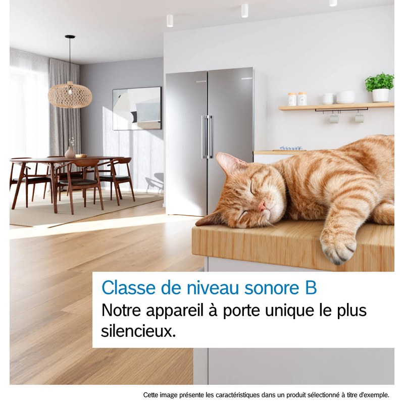 bosch exclusiv gsn56ewcm congélateur armoire pose libre total no frost 471l