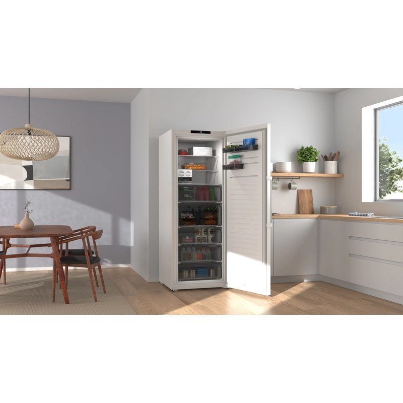 bosch exclusiv gsn56ewcm congélateur armoire pose libre total no frost 471l