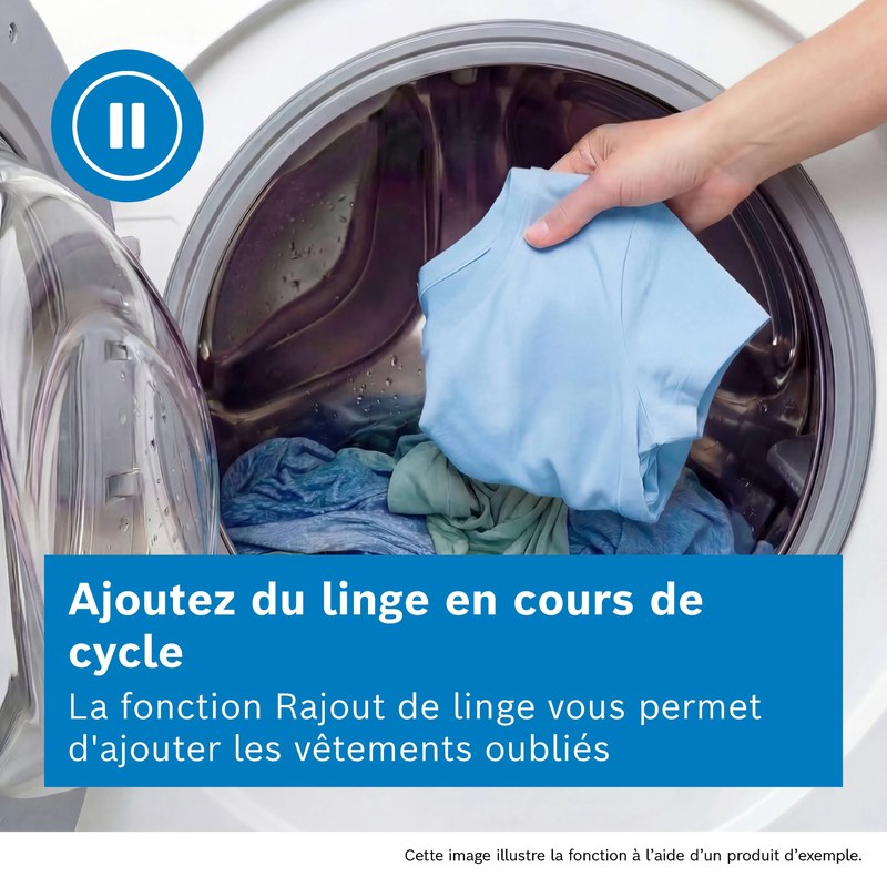 lave linge hublot bosch wgj24407fr série 6 9 kg 1400 tr/min iron assist home connect classe a