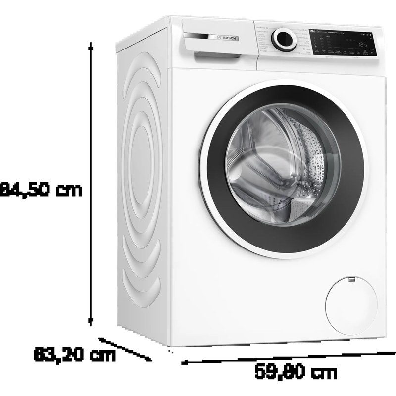 lave linge hublot bosch wgj24407fr série 6 9 kg 1400 tr/min iron assist home connect classe a